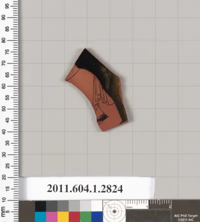 Terracotta fragment of a kylix (drinking cup)