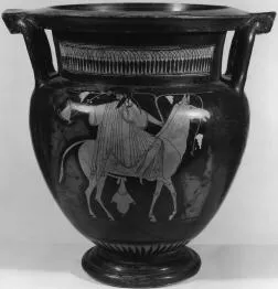 KRATER, COLUMN (ATHENIAN, RED-FIGURE)