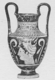AMPHORA, NECK (SOUTH ITALIAN, LUCANIAN, RED-FIGURE)