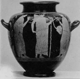 STAMNOS (ATHENIAN, RED-FIGURE)