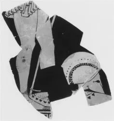 AMPHORA, PANATHENAIC SHAPE, FRAGMENT (ATHENIAN, RED-FIGURE)