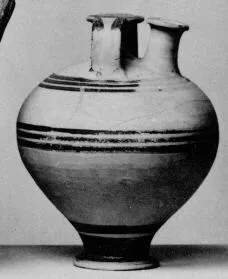 STIRRUP JAR (MYCENEAN)