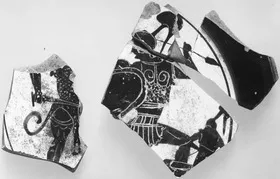 PLATE (ATHENIAN, BLACK-FIGURE)