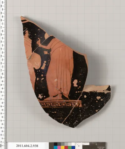 Terracotta fragment of a bell-krater (bowl for mixing wine and water)