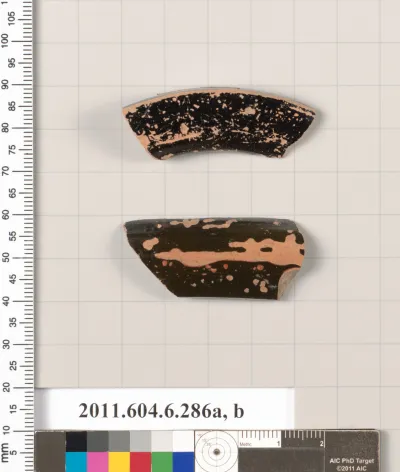 Terracotta fragments of undetermined shapes