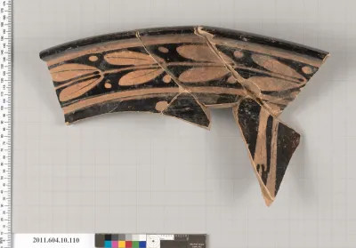 Terracotta fragment of a bell-krater (deep bowl)