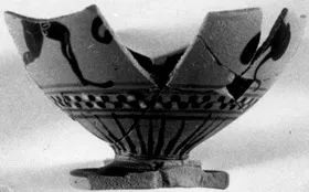 SKYPHOS, FRAGMENT (ATHENIAN, BLACK-FIGURE)