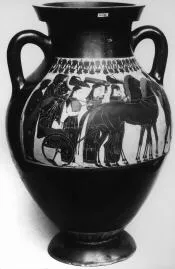 AMPHORA, BELLY, TYPE B (ATHENIAN, BLACK-FIGURE)