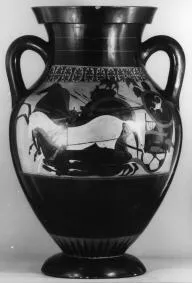 AMPHORA, BELLY, TYPE B (ATHENIAN, BLACK-FIGURE)