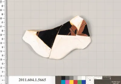 Terracotta fragment of a kylix (drinking cup)