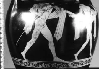 AMPHORA, NECK (ATHENIAN, RED-FIGURE)