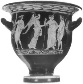 KRATER, BELL (ATHENIAN, RED-FIGURE)