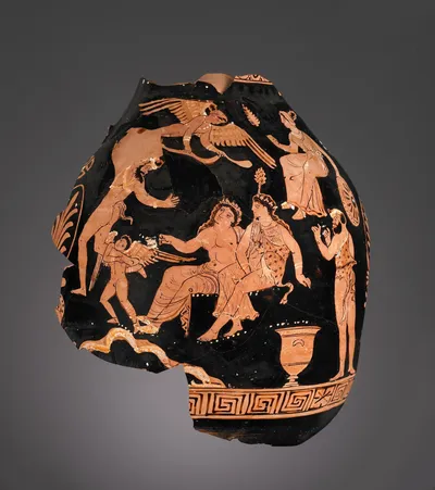 Fragmentary Apulian Red-Figure Pelike