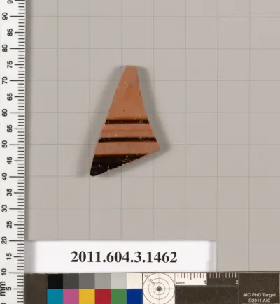 Terracotta fragment of a skyphos (deep drinking cup)