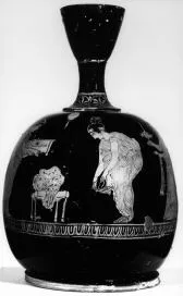 LEKYTHOS, SQUAT (ATHENIAN, RED-FIGURE)