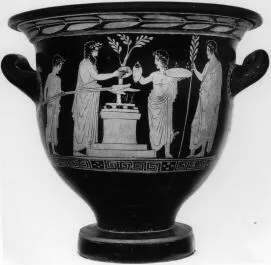 KRATER, BELL (ATHENIAN, RED-FIGURE)
