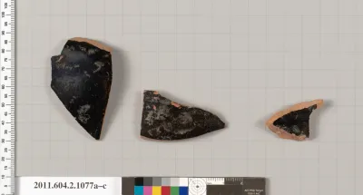 Terracotta fragments of closed shapes