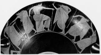 CUP B (ATHENIAN, RED-FIGURE)