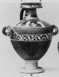 HYDRIA (SOUTH ITALIAN, GNATHIAN, BLACK GLAZE)