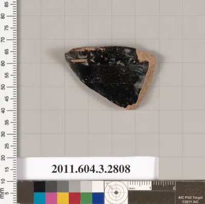 Terracotta fragment of an oinochoe: chous (jug)