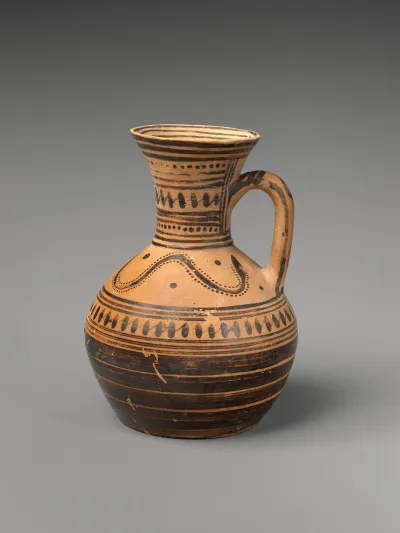 Terracotta oinochoe (jug)