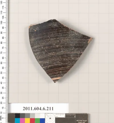 Terracotta fragment of a skyphos (deep drinking cup)?