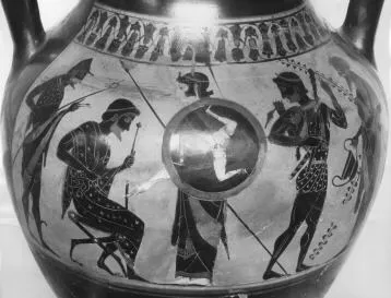 AMPHORA, BELLY, TYPE B (ATHENIAN, BLACK-FIGURE)