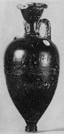 AMPHORISKOS (ATHENIAN, BLACK GLAZE)