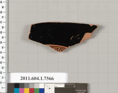 Terracotta fragment of a kylix (drinking cup)