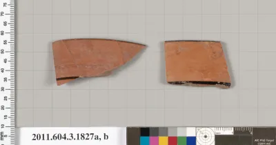 Terracotta rim fragments of kylikes: Lip cup (drinking cup)