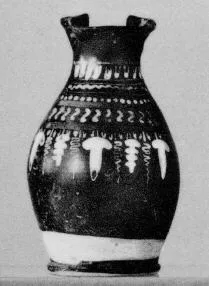 OINOCHOE (SOUTH ITALIAN, GNATHIAN, BLACK GLAZE)
