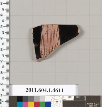 Terracotta fragment of a kylix (drinking cup)