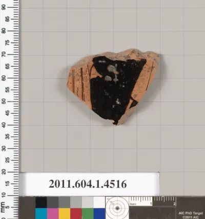 Terracotta fragment of a kylix (drinking cup)