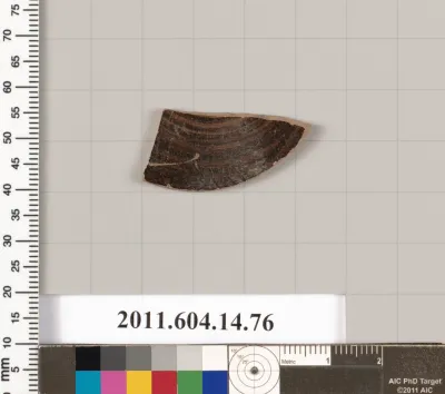 Terracotta fragment of a kylix (drinking cup)?