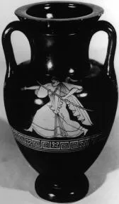 AMPHORA, NECK (ATHENIAN, RED-FIGURE)