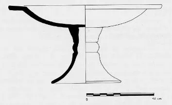 PLATE, STEMMED (PONTIC, BLACK-FIGURE)