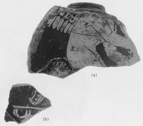 CUP, STEMLESS, FRAGMENTS (SOUTH ITALIAN, PAESTAN, RED-FIGURE)