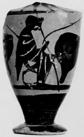 LEKYTHOS (ATHENIAN, BLACK-FIGURE)