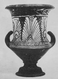 KRATER, CALYX (ETRUSCAN, RED-FIGURE)