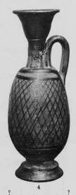 LEKYTHOS, SQUAT (SOUTH ITALIAN, CAMPANIAN, BLACK PATTERN)