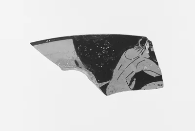 Attic Red-Figure Kylix Fragment