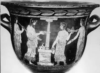 KRATER, BELL (ATHENIAN, RED-FIGURE)