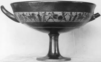 CUP, LITTLE MASTER BAND (ATHENIAN, BLACK-FIGURE)