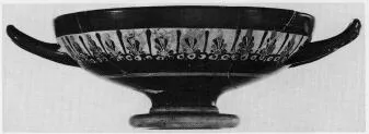 CUP, LITTLE MASTER BAND (ATHENIAN, BLACK-FIGURE)
