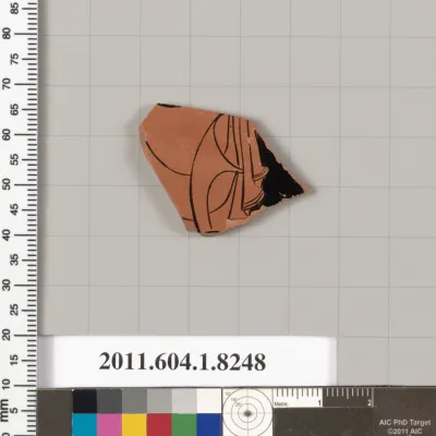 Terracotta fragment of a kylix (drinking cup)