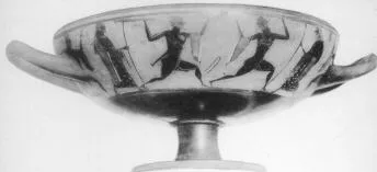 CUP A (ATHENIAN, BLACK-FIGURE)