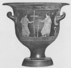 KRATER, BELL (SOUTH ITALIAN, APULIAN, RED-FIGURE)