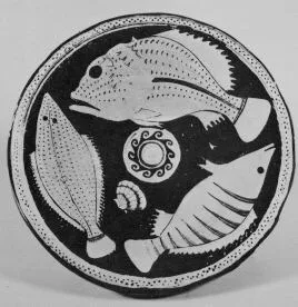 FISH PLATE (SOUTH ITALIAN, APULIAN, RED-FIGURE)