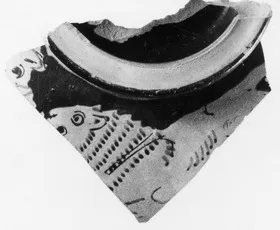 LEKANIS, FRAGMENT (ATHENIAN, RED-FIGURE)