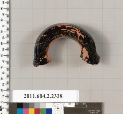 Terracotta fragment of a skyphos (deep drinking cup)